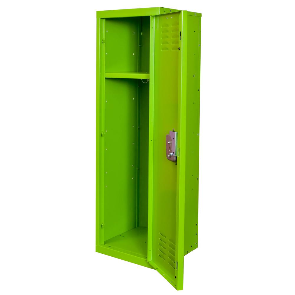 Hallowell Kid Locker, 1134 Sour Apple (green), Single Tier, 1-Wide, Knock-Down. Picture 1