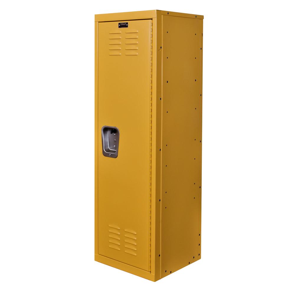 Hallowell Kid Locker, 723 Trophy (yellow), Single Tier, 1-Wide, Knock-Down. Picture 2