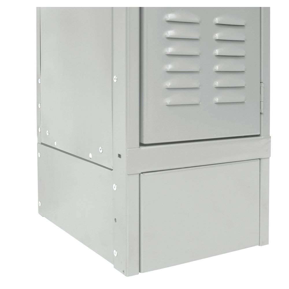 Hallowell Closed Side Base 15"D x 6"H 711 Light Gray. Picture 1
