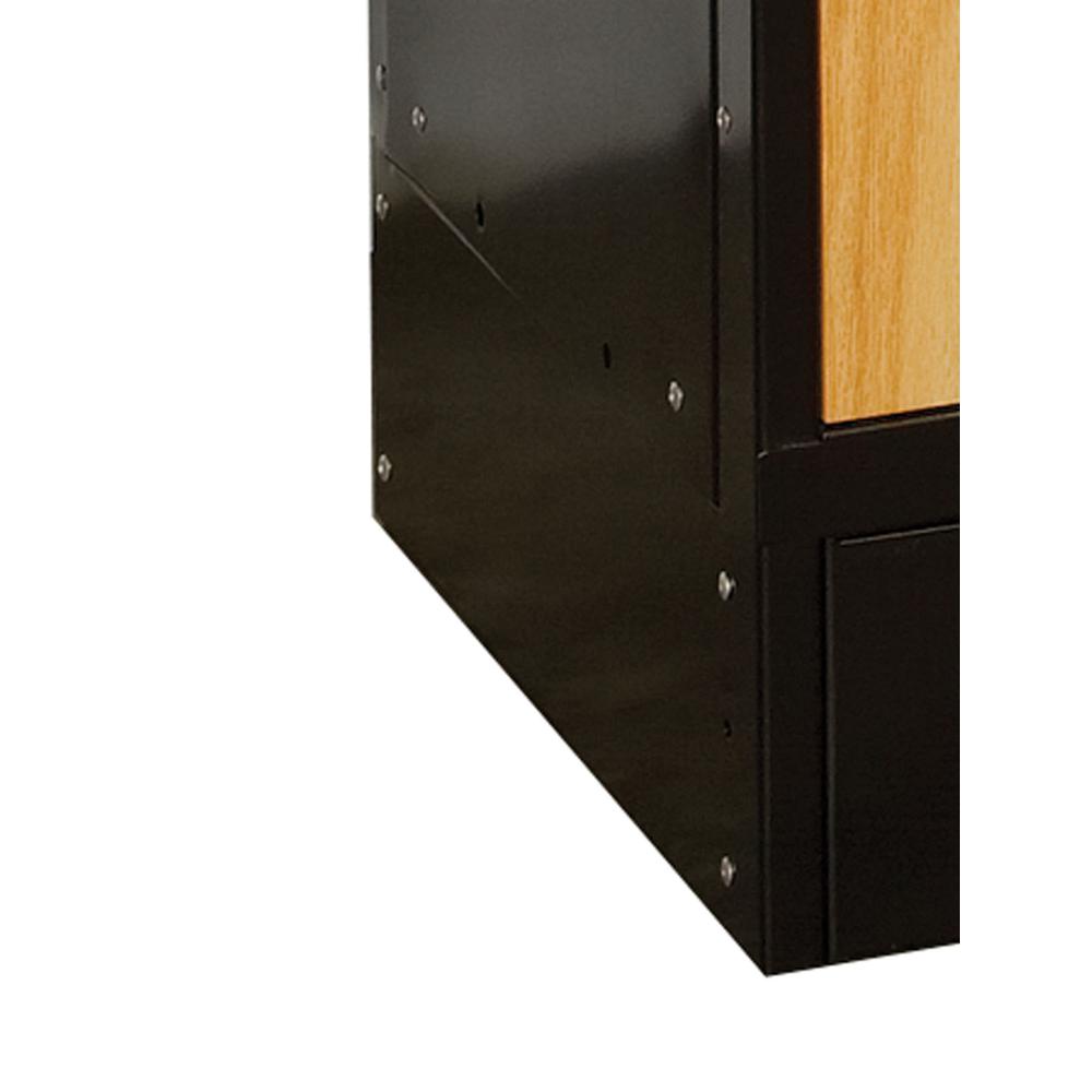 Hallowell Hybrid Side Base 18"D x 6"H 708 Midnight Ebony. Picture 1
