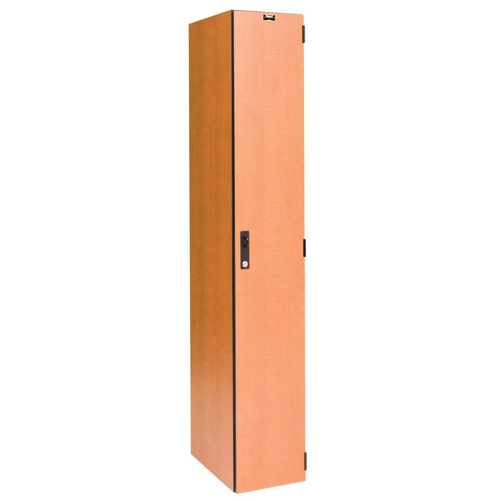 VersaMax Phenolic Locker, Figured Annigre, Single Tier, 1-Wide, Assembled. Picture 1
