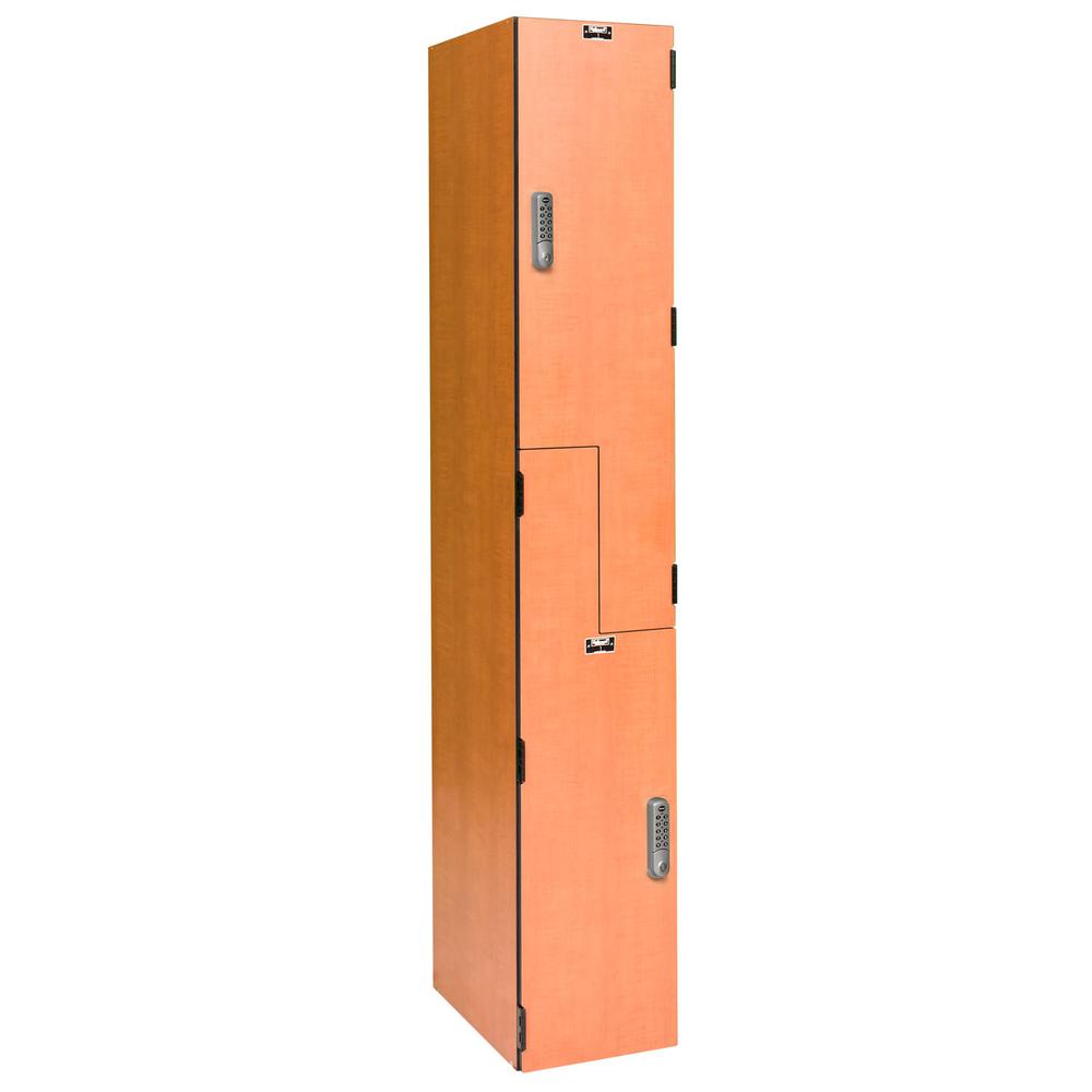 VersaMax Phenolic Locker, Figured Annigre, Z-Tier, 1-Wide, Assembled. Picture 1