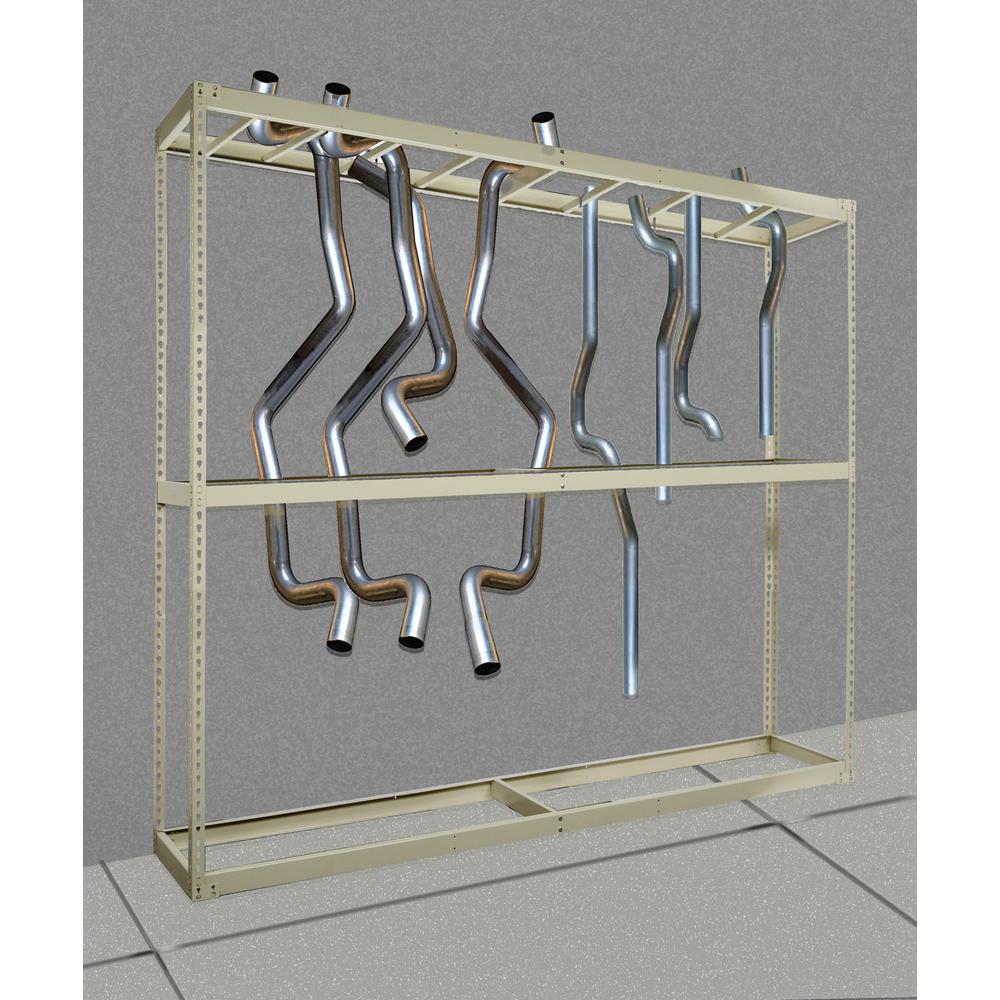 Rivetwell, Tailpipe Storage Shelving 729 Tan 3 Levels Individual Unit. Picture 1
