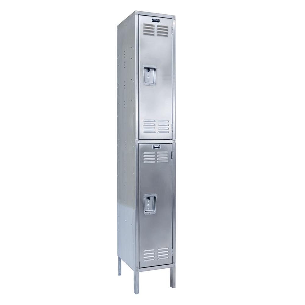 Hallowell 304 Stainless Steel Locker. Picture 1