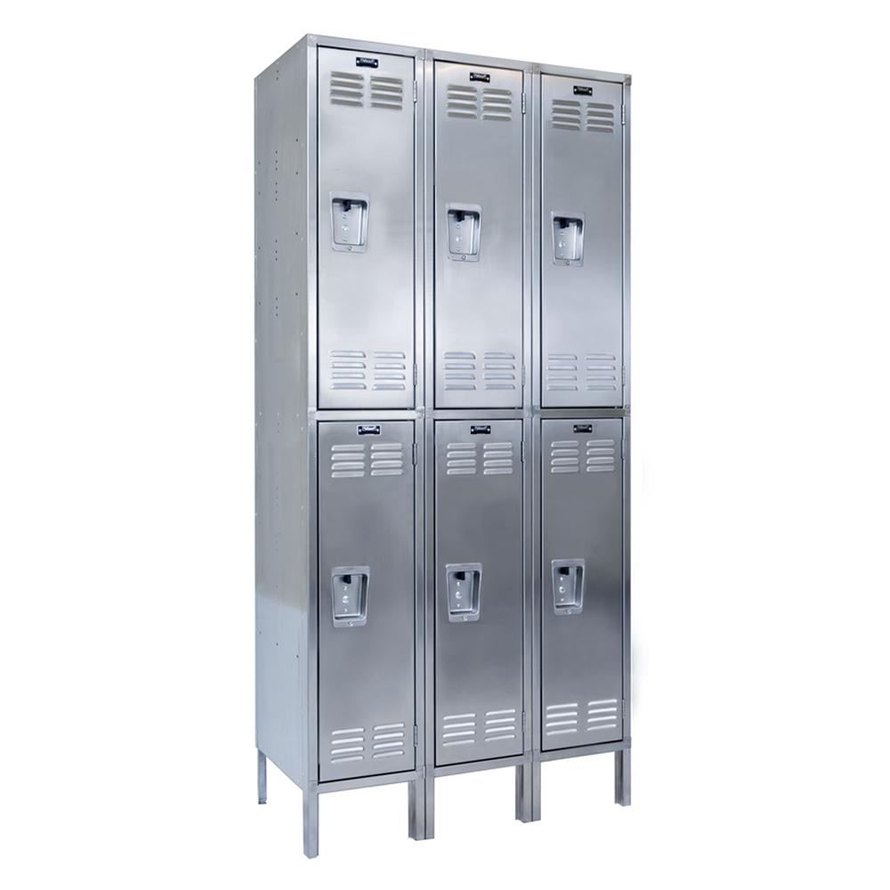 Hallowell 304 Stainless Steel Locker. Picture 1