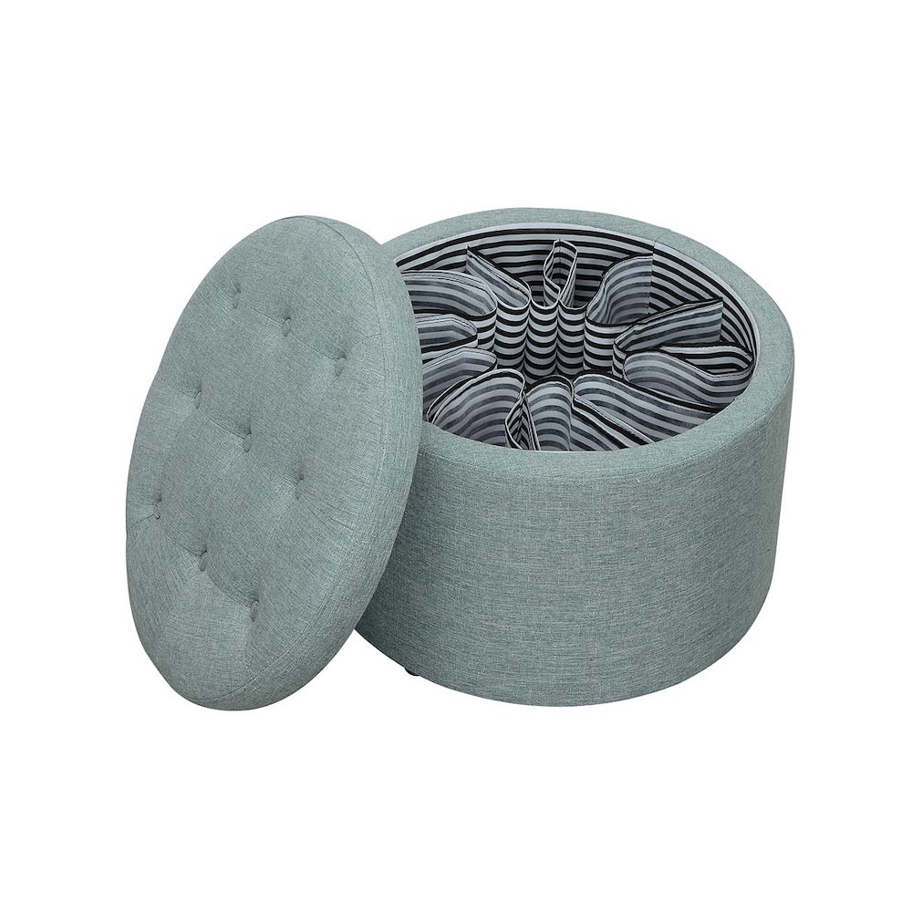 Designs4Comfort Round Shoe Ottoman. Picture 5