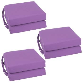 16-inch Twill Indoor Square Chair Cushions (Set of 6). Picture 4