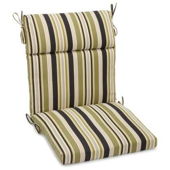 22-inch by 45-inch Polyester Patterned Outdoor Seat/ Back Chair Cushion. Picture 2