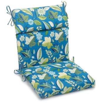22-inch by 45-inch Polyester Patterned Outdoor Seat/ Back Chair Cushion. Picture 2