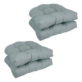 19-inch Premium Olefin Tufted Outdoor Chair Cushions (Set of 4). Picture 3