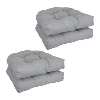 19-inch Premium Olefin Tufted Outdoor Chair Cushions (Set of 4). Picture 3