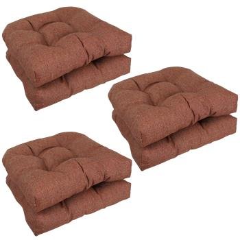 19-inch Premium Olefin Tufted Outdoor Chair Cushions (Set of 6). Picture 2