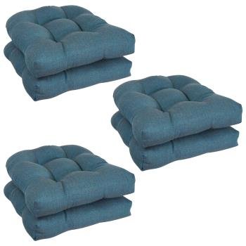 19-inch Premium Olefin Tufted Outdoor Chair Cushions (Set of 6). Picture 2