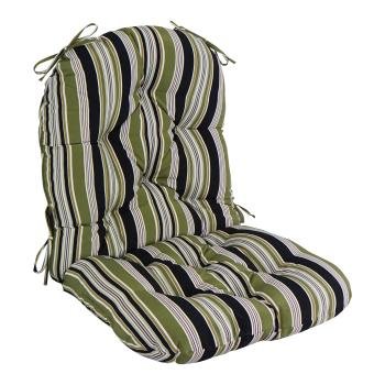 48-inch by 24-inch Patterned Outdoor Spun Polyester Swivel Rocker Cushion. Picture 4