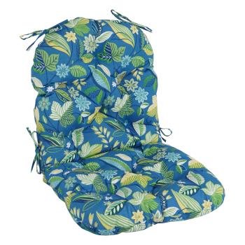 48-inch by 24-inch Patterned Outdoor Spun Polyester Swivel Rocker Cushion. Picture 4
