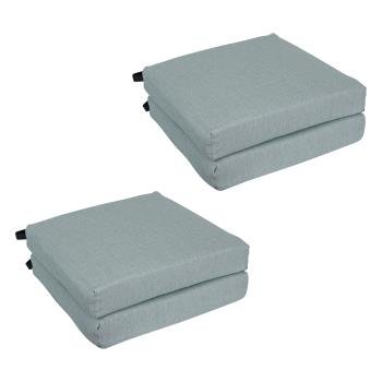 20-inch by 19-inch Premium Olefin Outdoor Chair Cushions (Set of 4). Picture 2