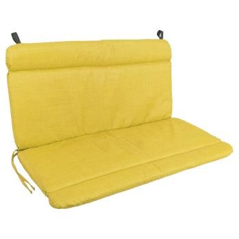 Spun Poly Double Glider Chair Outdoor Cushion. Picture 3