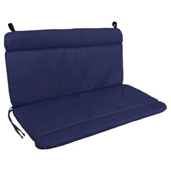 Spun Poly Double Glider Chair Outdoor Cushion. Picture 3