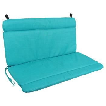 Spun Poly Double Glider Chair Outdoor Cushion. Picture 3