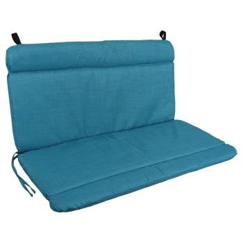 Spun Poly Double Glider Chair Outdoor Cushion. Picture 3
