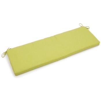 54-inch by 19-inch Solid Outdoor Spun Polyester Bench Cushion. Picture 2