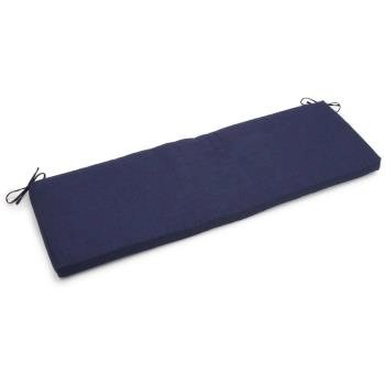 54-inch by 19-inch Solid Outdoor Spun Polyester Bench Cushion. Picture 2