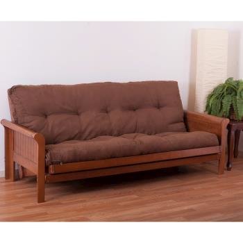 Vitality 6-inch Microsuede Queen-size Futon Mattress. Picture 2