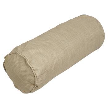 20-inch by 8-inch Double-corded Spun Polyester Bolster Pillow with Insert. Picture 2