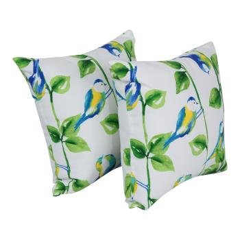 17-inch Square Polyester Outdoor Throw Pillows (Set of 2). Picture 3