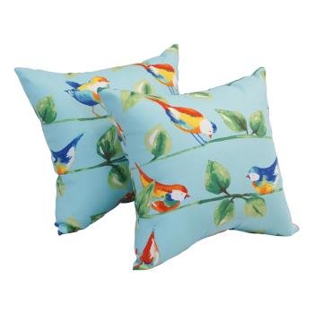 17-inch Square Polyester Outdoor Throw Pillows (Set of 4). Picture 3