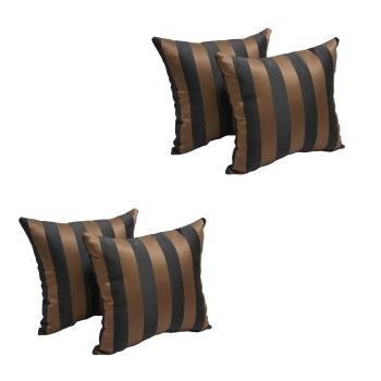 17-inch Square Polyester Outdoor Throw Pillows (Set of 4). Picture 2