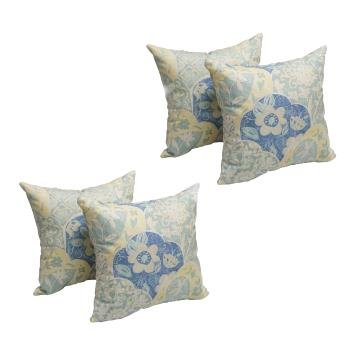 17-inch Square Polyester Outdoor Throw Pillows (Set of 4). Picture 2