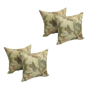 17-inch Square Polyester Outdoor Throw Pillows (Set of 4). Picture 2