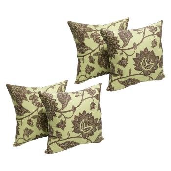 17-inch Square Polyester Outdoor Throw Pillows (Set of 4). Picture 2