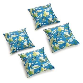 17-inch Square Solid Polyester Outdoor Throw Pillows (Set of 4). Picture 2