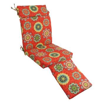 Steamer Deck Outdoor Lounger Cushion. Picture 3