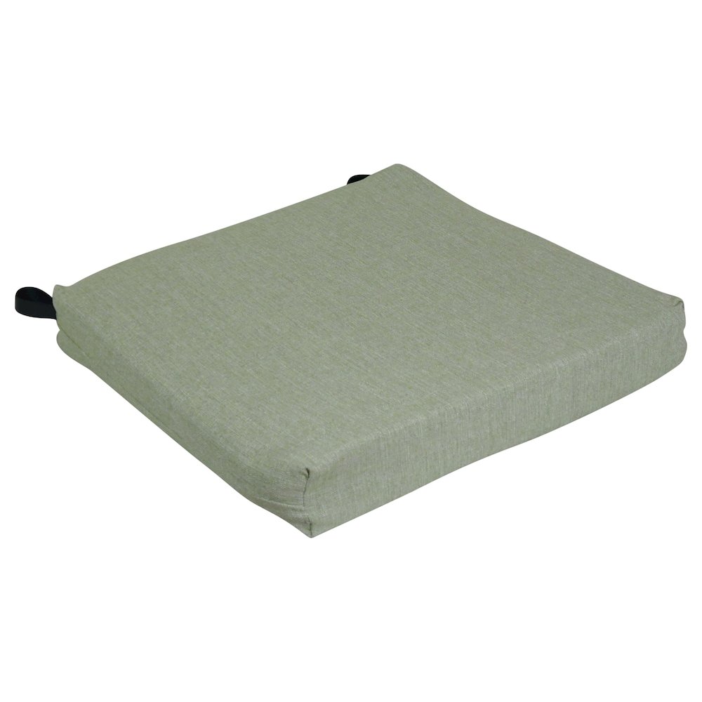 20-inch by 19-inch Premium Olefin Outdoor Chair Cushion. Picture 1