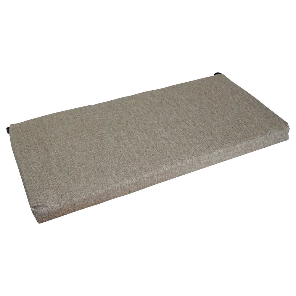 42-inch by 19-inch Outdoor Olefin Loveseat Cushion. Picture 1