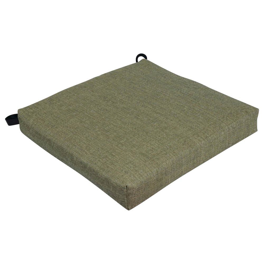20-inch by 19-inch Premium Olefin Outdoor Chair Cushion. Picture 1