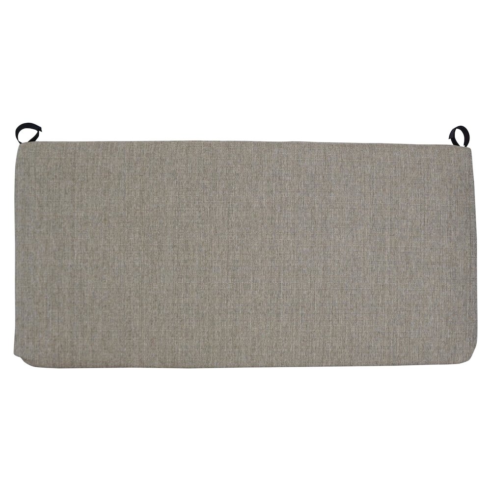 42-inch by 19-inch Outdoor Olefin Loveseat Cushion. Picture 2