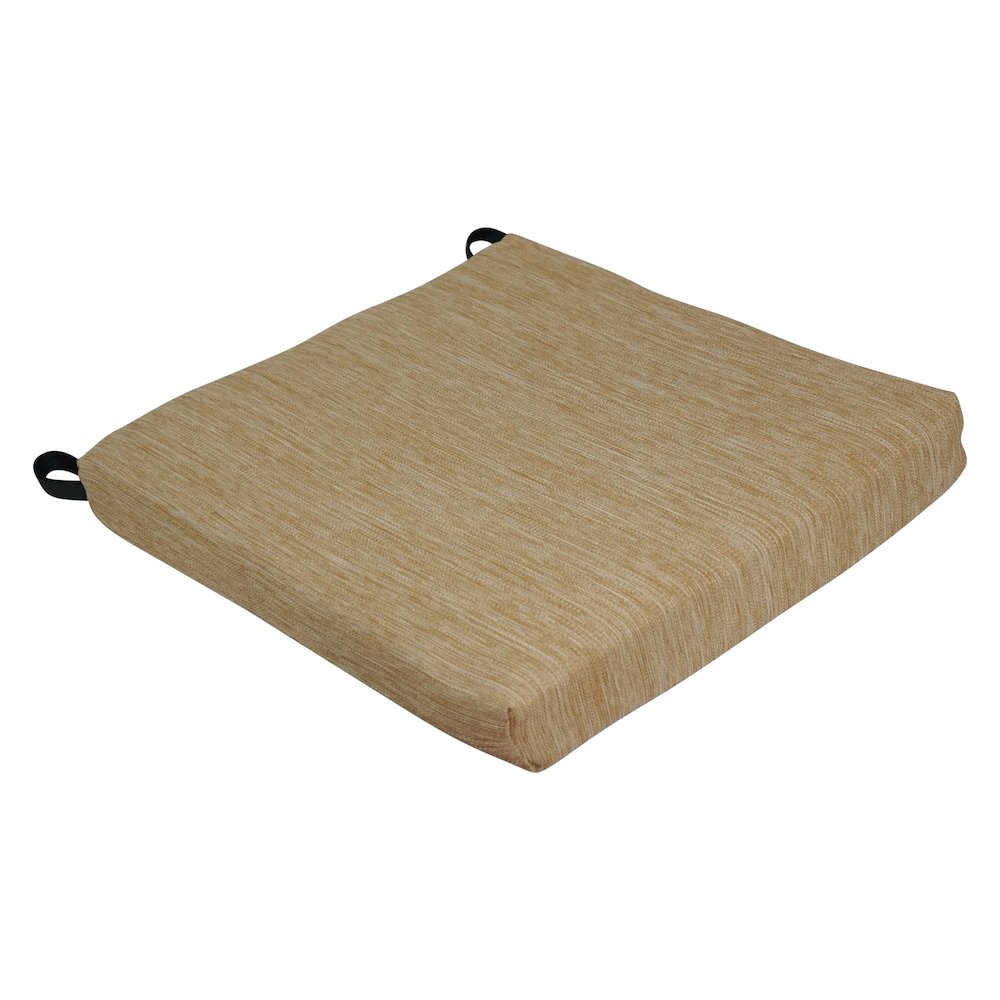 20-inch by 19-inch Premium Olefin Outdoor Chair Cushion. Picture 1