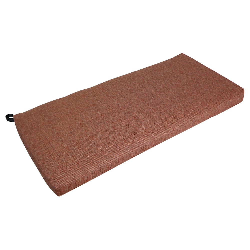 42-inch by 19-inch Outdoor Olefin Loveseat Cushion. Picture 1