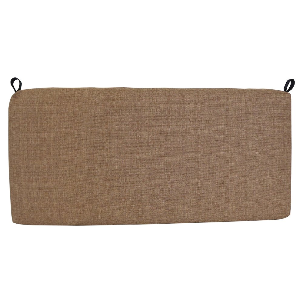 42-inch by 19-inch Outdoor Olefin Loveseat Cushion. Picture 2