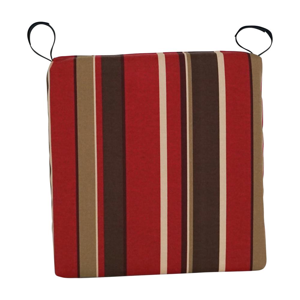 16-inch Outdoor Cushion, Montserrat Sangria. Picture 2