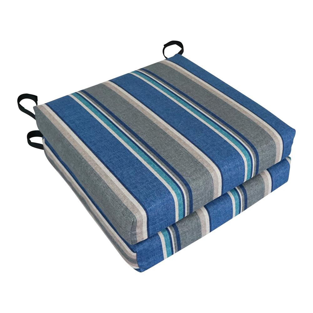 16-inch Outdoor Cushion, Sovaro Denim. Picture 1