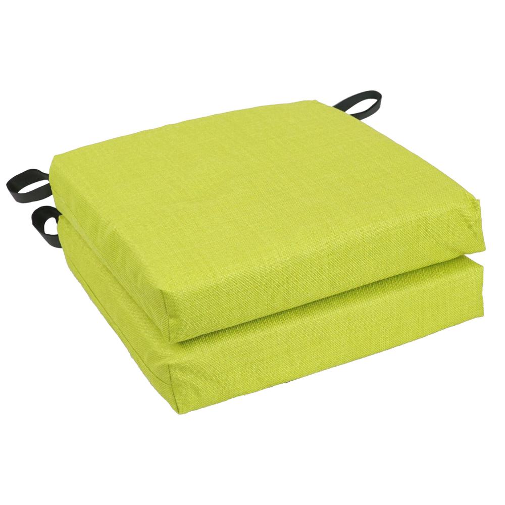 16-inch Outdoor Cushion, Lime. Picture 1