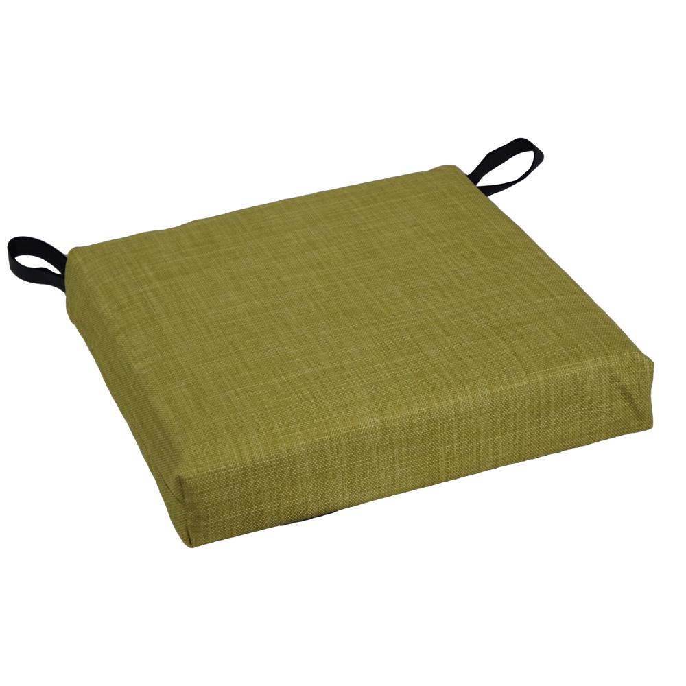 16-inch Outdoor Cushion, Avocado. Picture 3