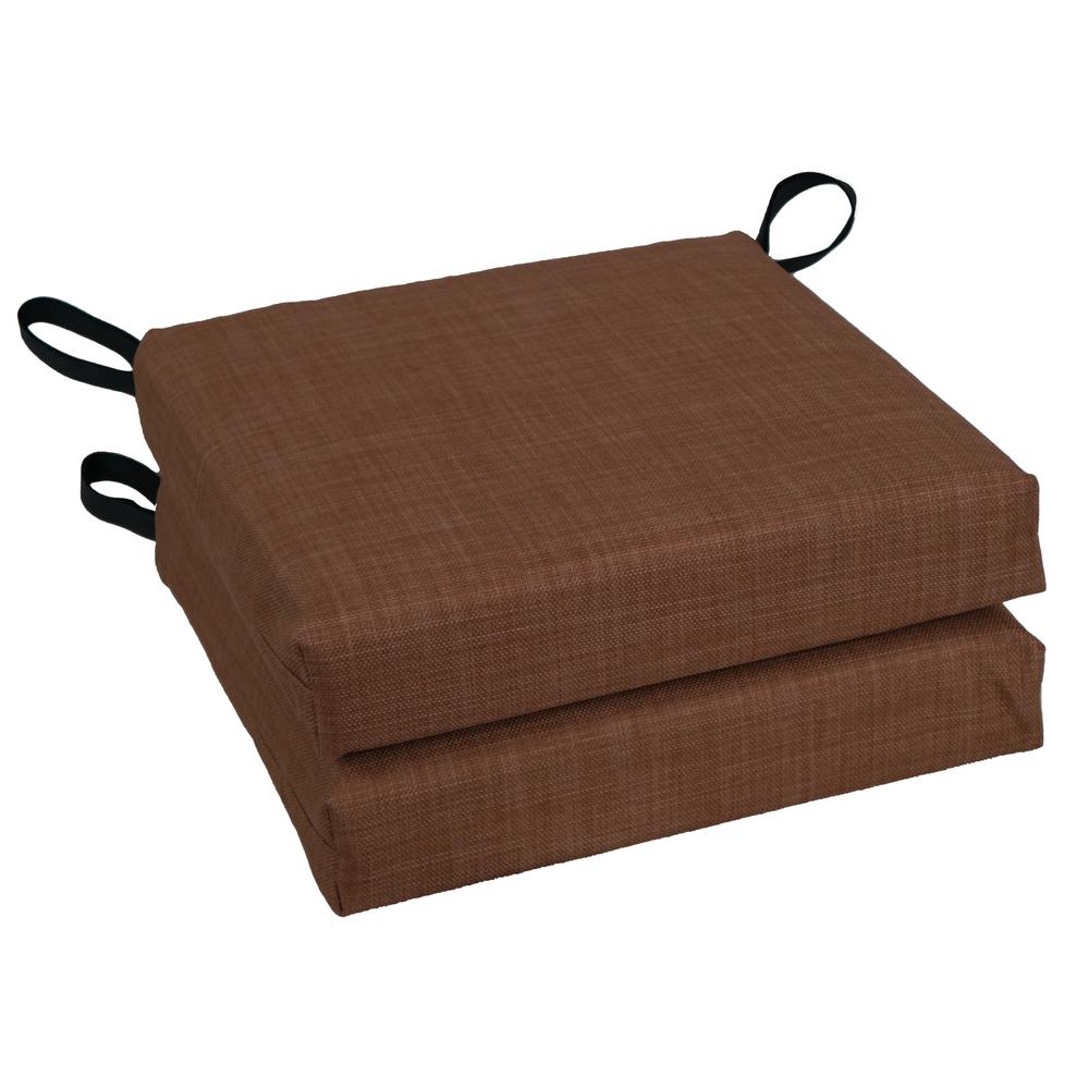 16-inch Outdoor Cushion, Cocoa. Picture 1