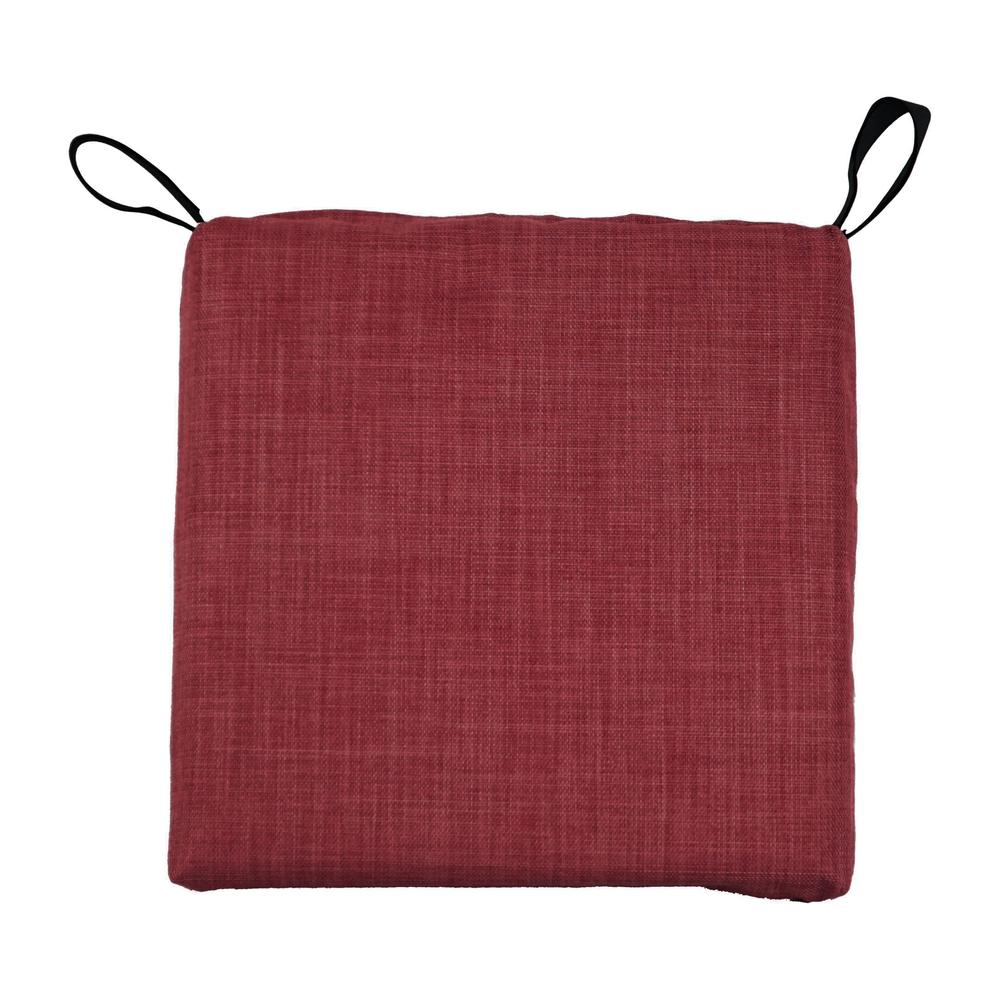 16-inch Outdoor Cushion, Merlot. Picture 2