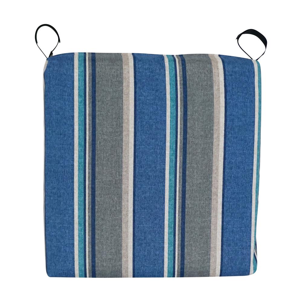 Set of 4 Outdoor Chair Cushions, Sovaro Denim. Picture 2